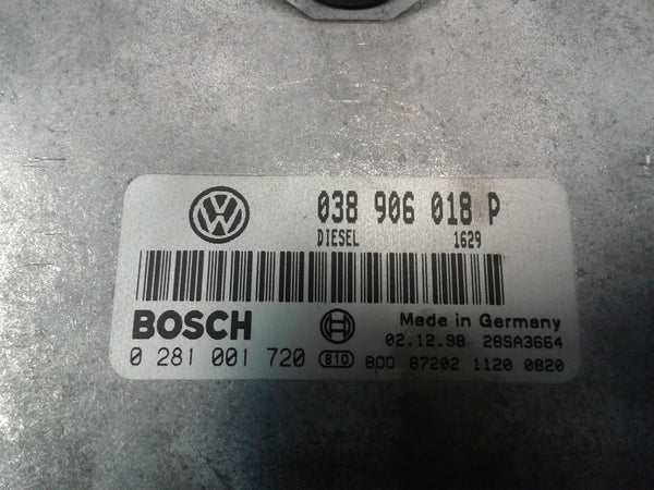 038906018P VW Passat 1.9 TDI AFN engine ECU