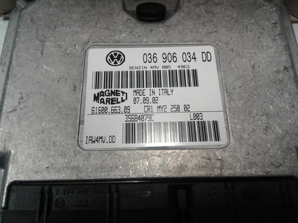 036906034DD  ENGINE ECU CONTROLLER VW