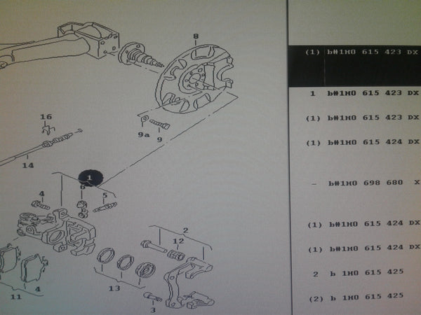 1H0615423DX PULLEY PULL LEFT PUMP