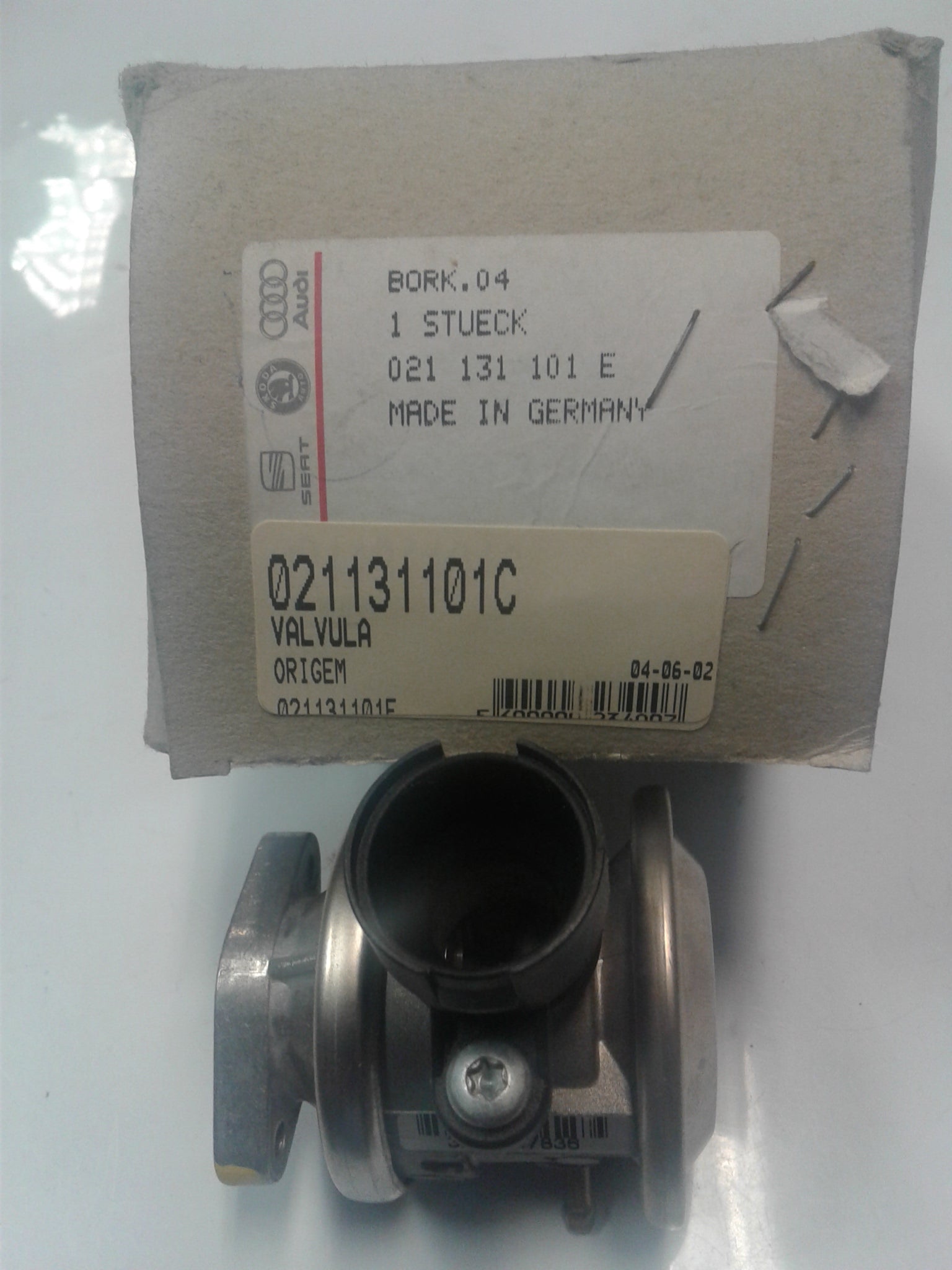 021131101E /021131101C EGR Valves with V6 Engine Type and VW