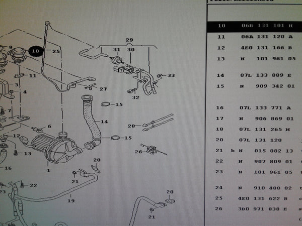 06B131101K / H VALVE RETURN GAZES ESCAPE