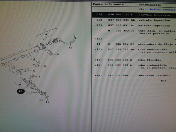 030906031E Fuel Injector