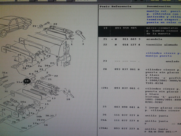 893959985 Micro Switch