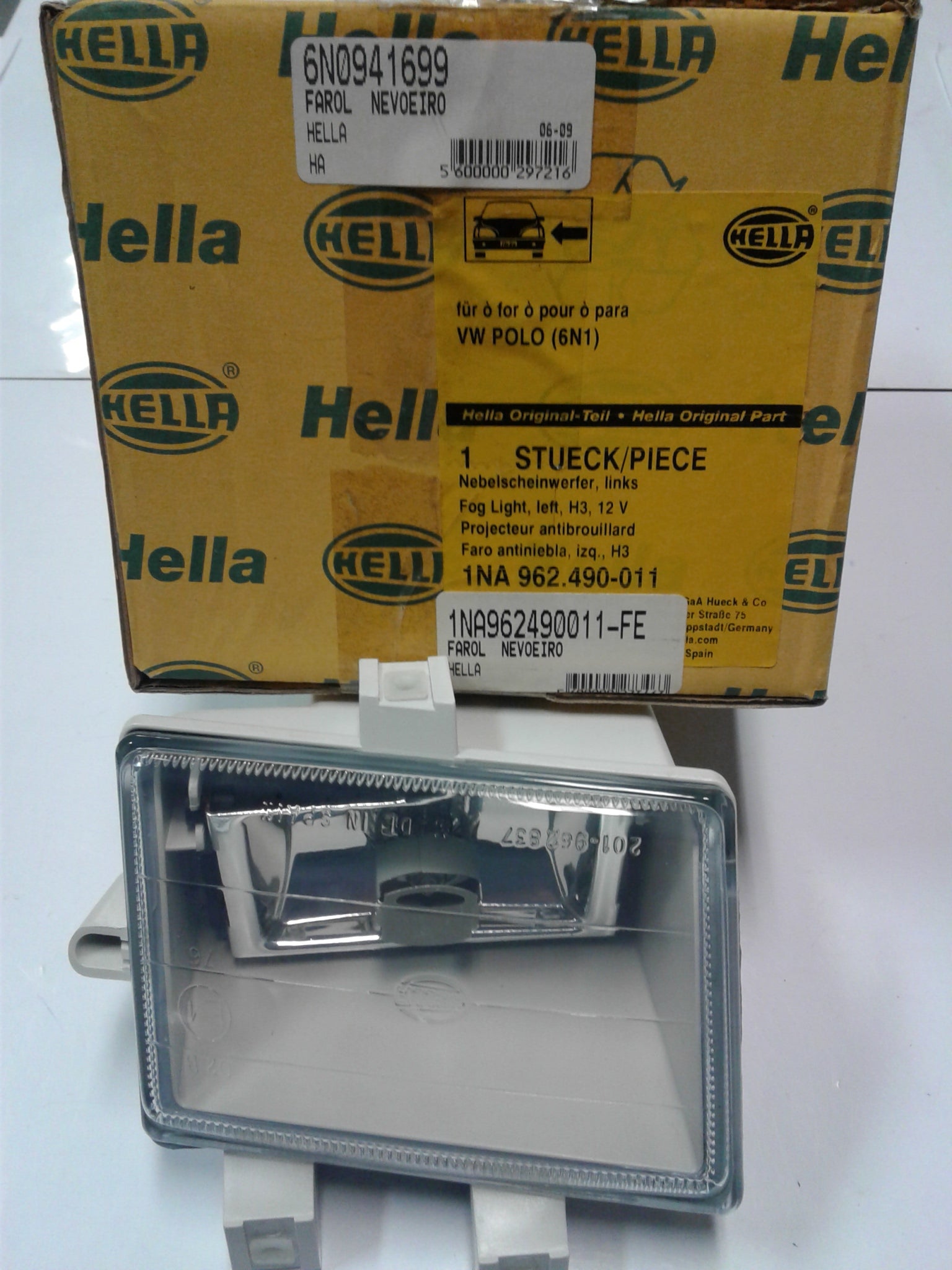 6N0941699 HELLA Halogen fog lamp LEFT