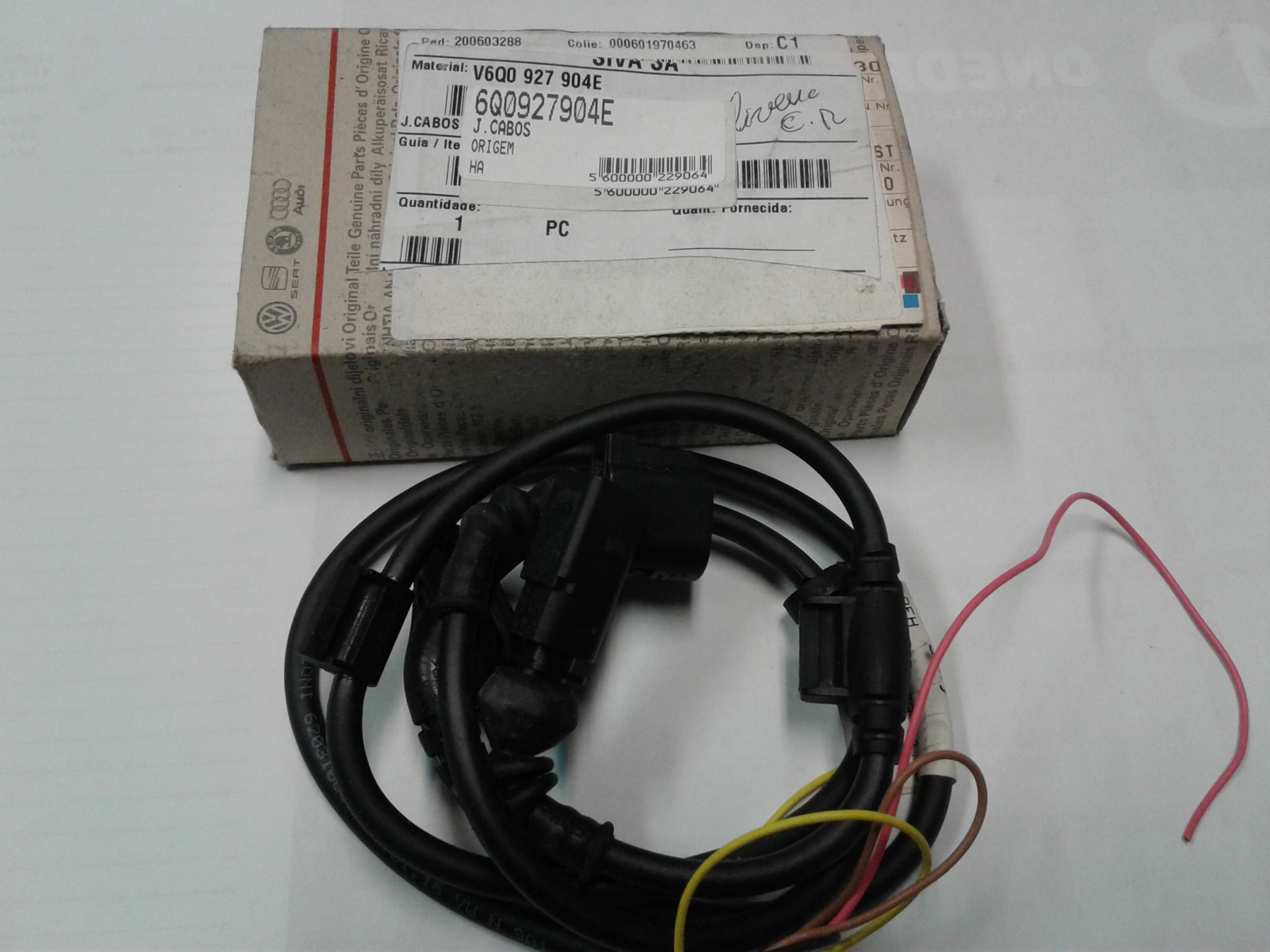 6Q0927904E  Wiring harness for speed sensor