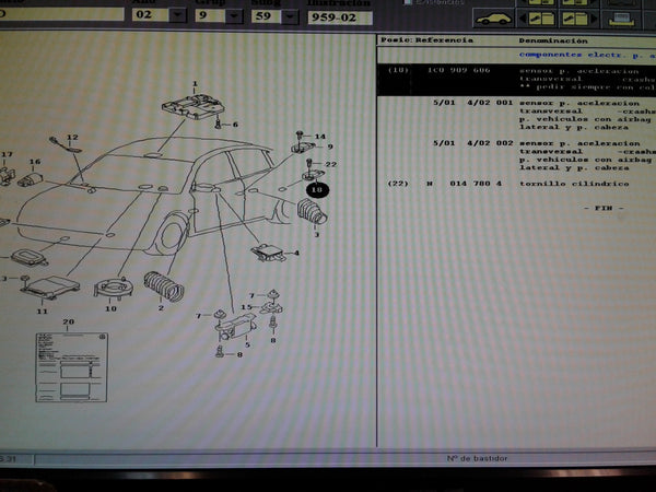 1C0909606C 001  Have one to sell? Sell it yourself Genuine Lateral Acceleration Sensor Crashsensor VW Golf 1C0909606001