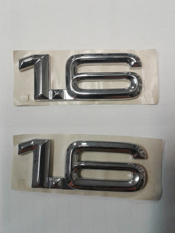 8D0853743 2ZZ   Inscription chrome 1.6