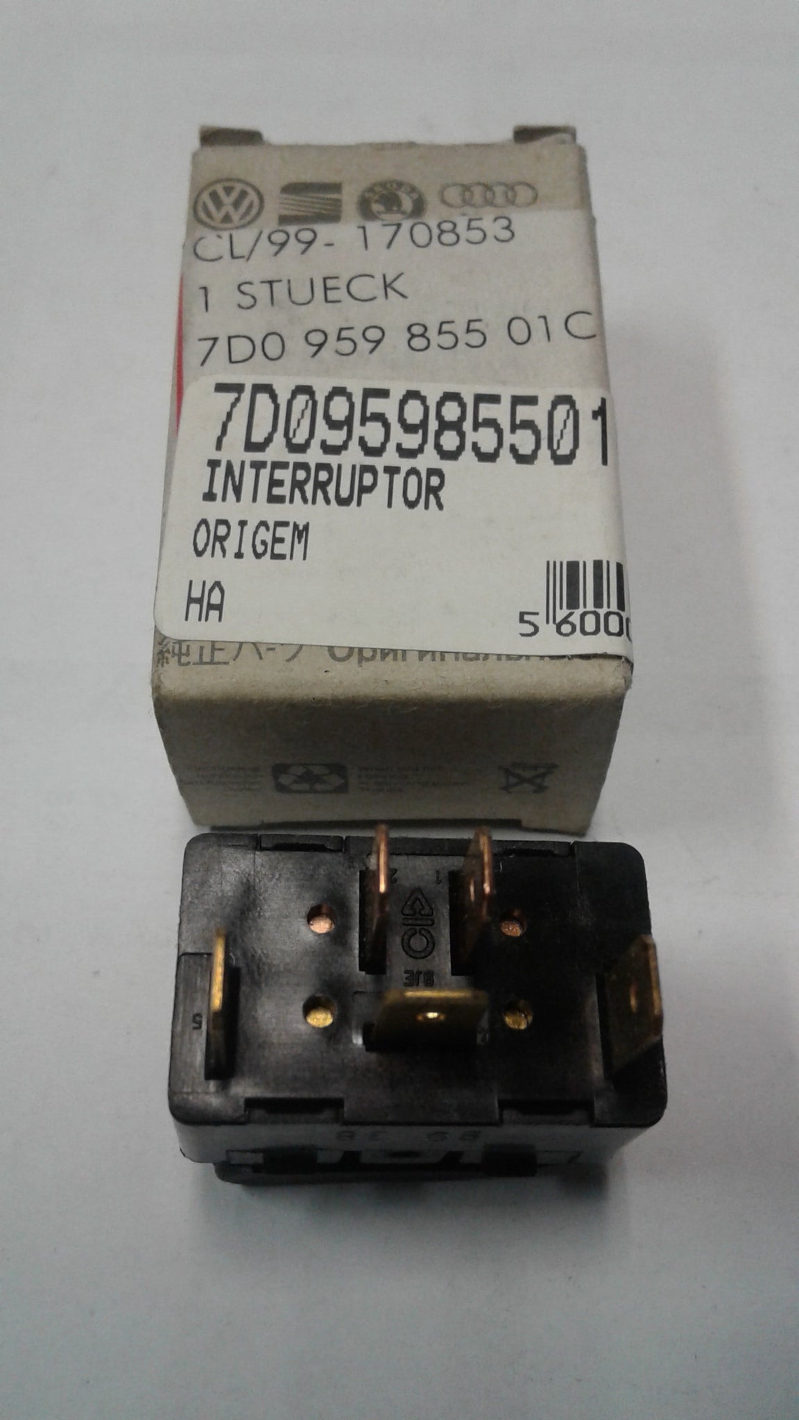 7D0959855 01C switch for electric window regulator