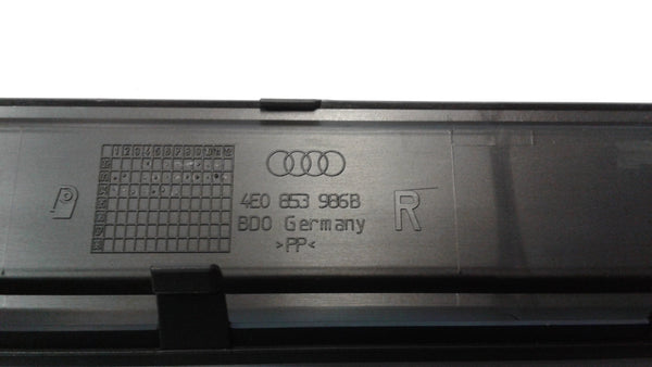 4E0853986B AQ4 MOLDING THRESHOLD RIGHT REAR AUDI A8