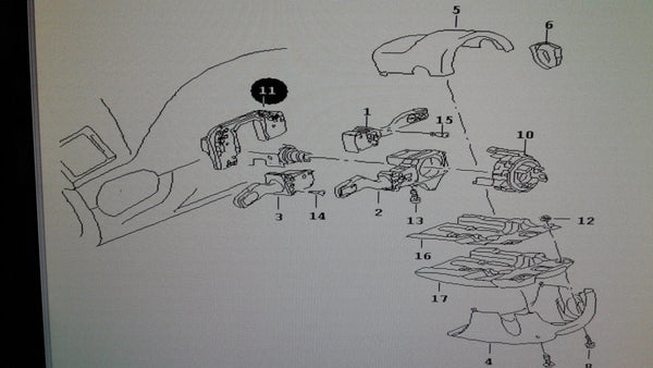 8E0953549S=N ELECTRONIC MODULE FOR STEERING COLUMN