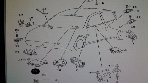 1C0909601 02A - CONTROL UNIT FOR AIRBAG